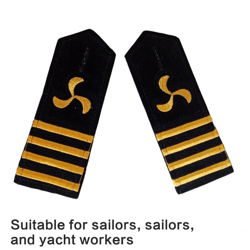 Dasbsug Captain Epaulettes Sọc Phụ Kiện Vai Cho Đồng Phục Phim Truyền Hình Chơi Vai Ban Trang Sức Vai
