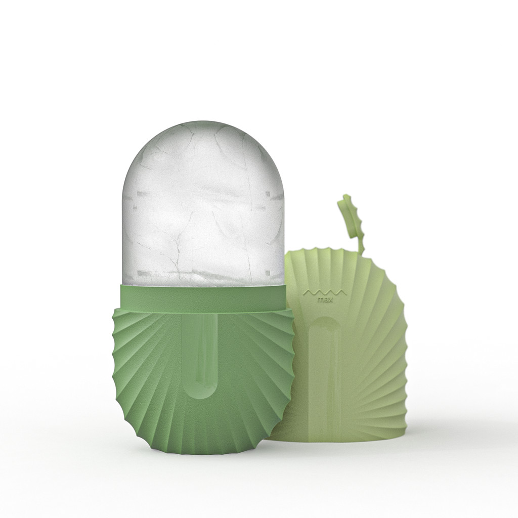 Con lăn đá mặt và mắt Làm đẹp da mặt Làm săn chắc da làm mát Ice Roller, Ice Cube Silicone Mold Dụng cụ chăm sóc da mặt có thể tái sử dụng