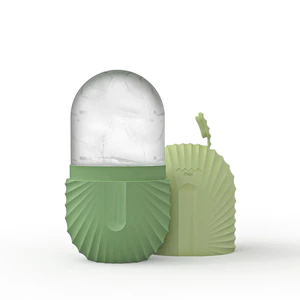 Con lăn đá mặt và mắt Làm đẹp da mặt Làm săn chắc da làm mát Ice Roller, Ice Cube Silicone Mold Dụng cụ chăm sóc da mặt có thể tái sử dụng