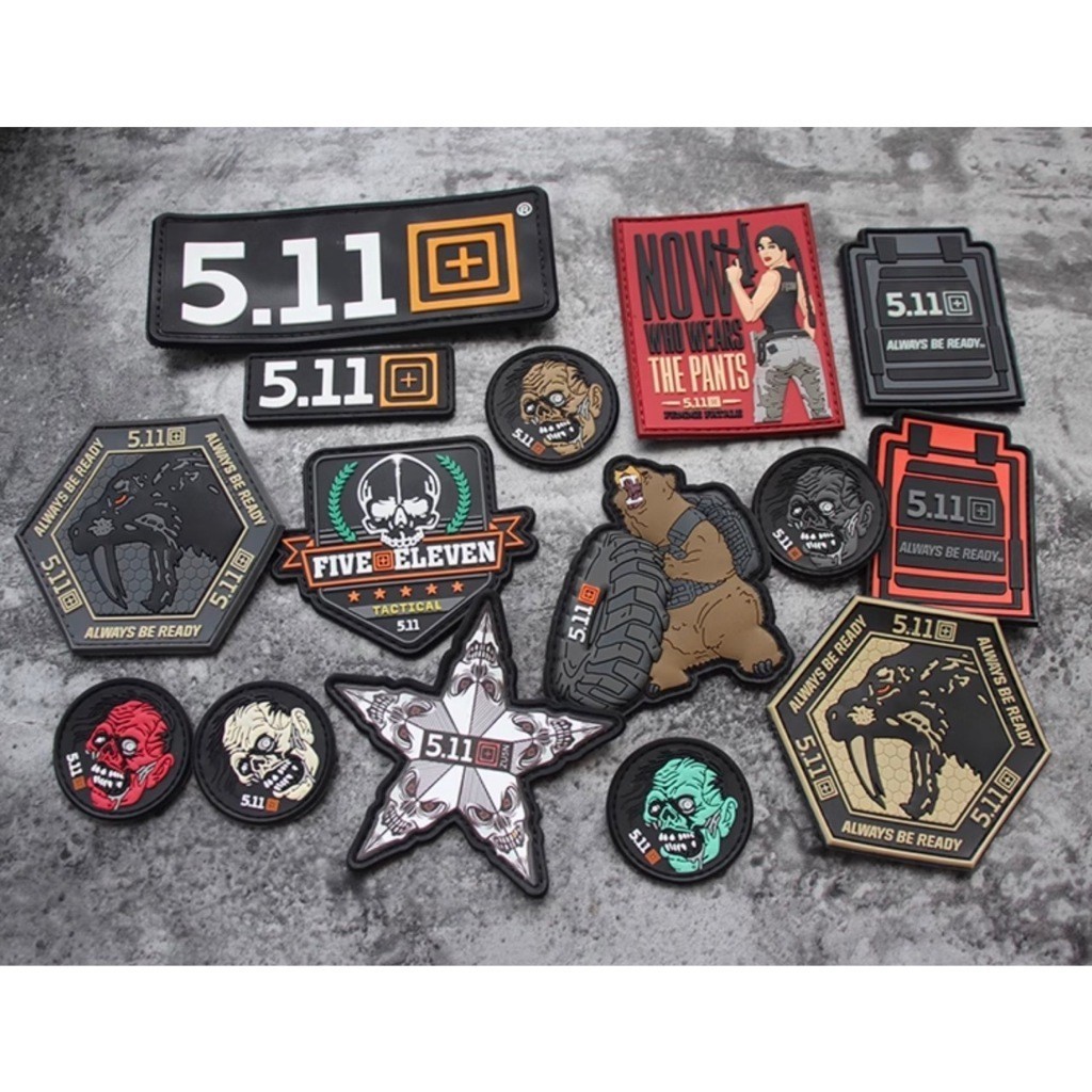 Patch_miếng dán velcro PVC 5.11 retro