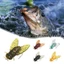 TOPTOOLCX 20 Chiếc Cá Hồi Jig, 5 Màu Bay Móc Câu Cá Bionic Bay Mồi Câu Cá, PVC Spinner Mồi Bơi Ruồi Côn Trùng Mồi