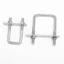 YYlingx 2 Bộ Kẹp Vuông, Kẹp Chữ U Ống Vít Inox 304, Bền Với Vách Ngăn M6 Góc Phải U-Bolt Squa Bu Lông