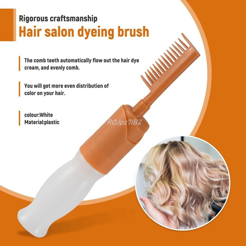 Lược Nhuộm Tóc Tóc Chải Nhuộm Tóc Có Chai DIY Lược Salon Nhuộm Nướng Dầu Bàn Chải Tóc Dụng Cụ Nhuộm Tóc
