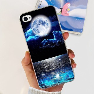 Dành Cho iPhone 4 4s Vỏ iPhone4 iPhone4s 3.5 "Thời Trang Rồng Kim Loại In Hình Silicon Mềm TPU Vỏ Điện Thoại