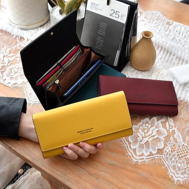 Women's Korean-Style Long Wallet – for School