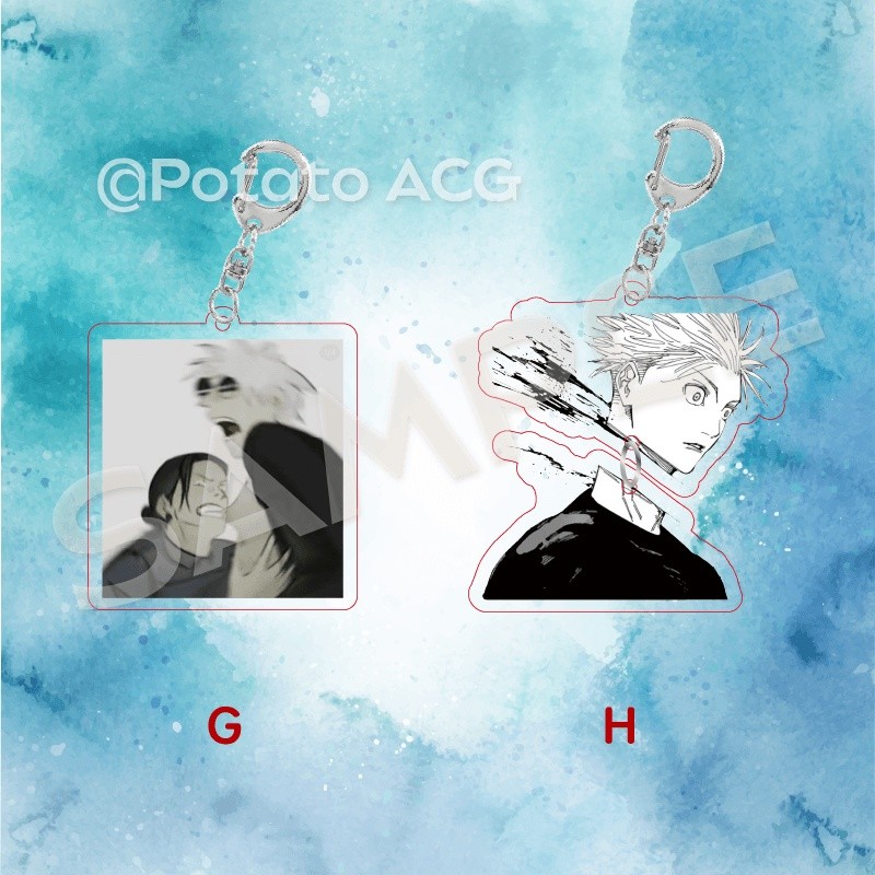 Móc Chìa Khóa Bằng acrylic In Họa Tiết Hoạt Hình jujutsu kaisen geto suguru gojo satoru gojo satoru Vui Nhộn