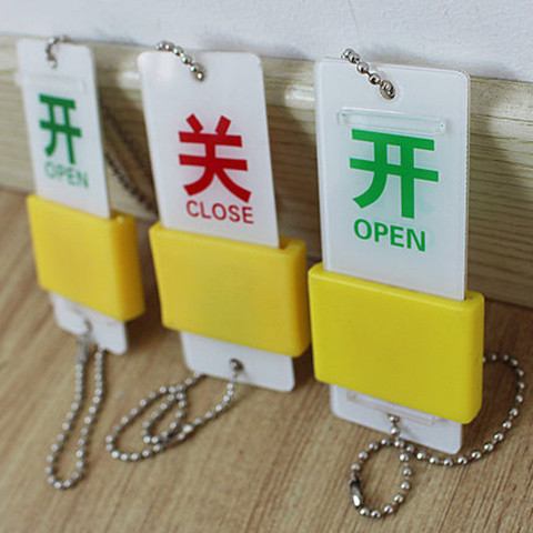 Chỉ báo trạng thái công tắc đóng mở dấu hiệu đường ống Acrylic nhận dạng thiết bị niêm yết Van thường mở thường đóng tùy chỉnh IJ6E