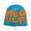 CHEESELY Beanie Bonnet, Mũ đan in chữ ấm áp, Len thời trang Acrylic Y2k Ins Mũ lạnh Nam Nữ