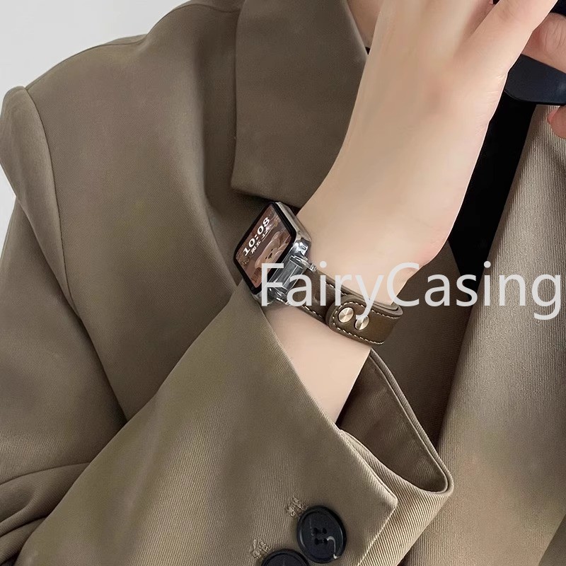 Dây Da Cho Redmi Watch 2 3 Dây Đeo Cổ Tay Có Thể Thay Thế Cho Xiaomi Mi Band 8 9 Active Watchband Đồng Hồ Dây Đeo Thể Thao Accessoeies