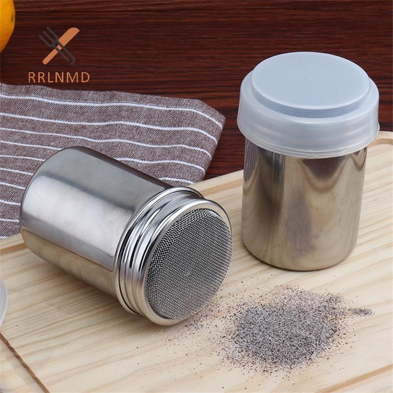 Rrlnmd > Máy lắc sô cô la bằng thép không gỉ Icing Sugar Powder Bột ca cao Máy pha cà phê MỚI