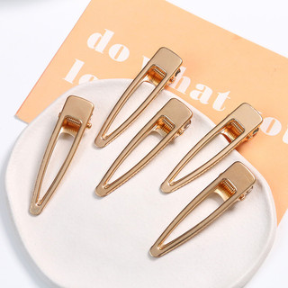 Kẹp mỏ vịt rỗng hợp kim hình học phong cách chic Hàn Quốc kẹp tóc diy hot trên mạng kẹp tóc nữ chất liệu bán buôn