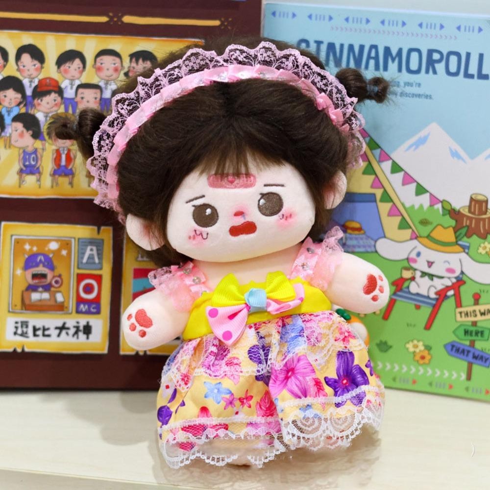 Flazea 20cm Quần Áo Búp Bê Cotton, Búp Bê Cotton 20cm Nhiều Kiểu Váy Ngọt Thay Đổi, Hoạt Hình BJD Quà Tặng Làm Bằng Tay Trang Phục Thay Thế Đồ Chơi Trẻ Em