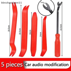 5 Cái / bộ Phụ Kiện DIY Khóa Xe Ô Tô Công Cụ Tháo Lắp Âm Thanh Bảng Cửa Nội Thất Tháo Lắp Driver Pry Bar BVAH
