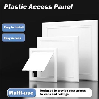 Tấm che nắp mở COZYNEST, Cửa bảng điều khiển truy cập có thể tháo rời bằng nhựa, Khóa cửa hộp màu trắng Bản lề Truy cập Cửa nở trần treo tường