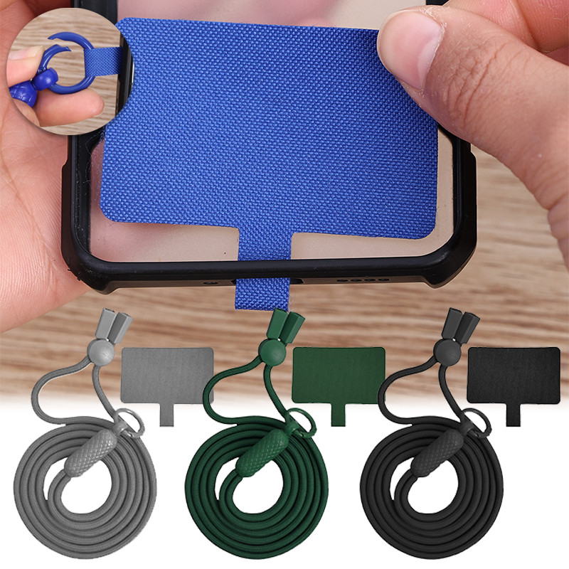 Dây buộc điện thoại thực tế nhiều màu - Dây đeo xoay 360 có thể điều chỉnh - Phụ kiện chống rơi đa chức năng