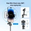P15MINI Chân tripod mini Capgrip 3 IN 1 cho điện thoại Gậy chụp ảnh tự sướng Bluetooth có đèn trợ sáng