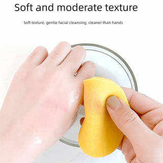 COZYNEST 50 Cái / bộ Miếng bọt biển mặt, Miếng bọt biển rửa mặt đóng hộp dùng một lần, Miếng đệm bông làm sạch da mịn màng nén chất lượng cao cho mọi loại da
