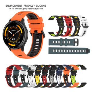 18 20 22mm Thể Thao Ngoài Trời Dây Đeo Silicon Chống Thấm Nước Cho Garmin Venu 4 4s 3 3s Sq 2 / Vivoactive 5 6 / 165 245 255 265 570 970 255s 265s