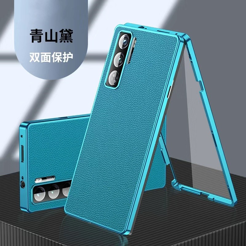 360 Full Case Cho Red Magic 11 10 9 8 Pro Plus Ốp Lưng Kính Cường Lực Da Cho Nubia RedMagic 10S Pro Vỏ Bảo Vệ Hai Mặt