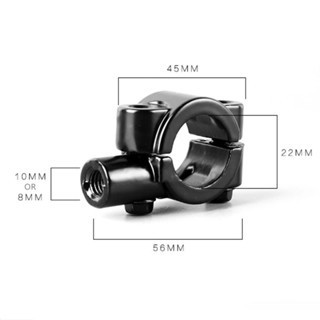4pcs Cùm chân gương 10mm 8mm bắt ghi đông tiện dụng cho mọi dòng xe. Giá Gắn Chân Gương - Cùm Chân Gương Ghi Đông