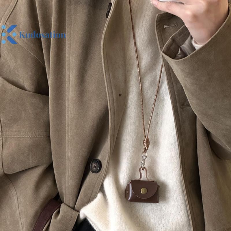 Kudosation Sáng Tạo Vintage Ví Tiền Xu Vòng Cổ Cho Nữ Thoáng Mát Mặt Dây Chuyền Nhỏ Gọn Dây Dài Áo Len Dây Chuyền Quà Tặng