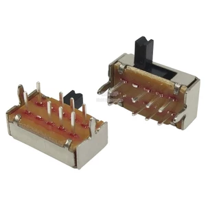 SK23D07VG3 / 4 / 5MM Công tắc bật tắt ngang 8 chân Bật tắt ba tốc độ 2 hàng Togg 3 tốc độ