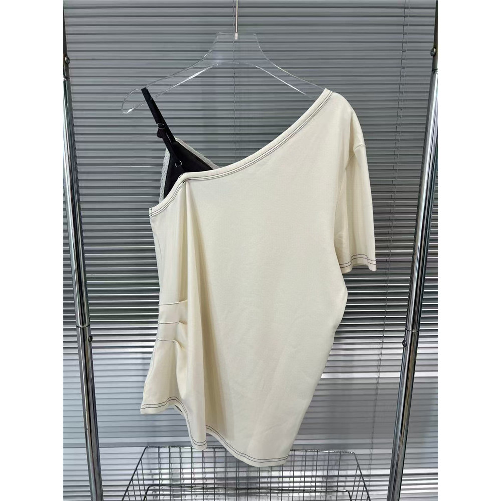 Áo Thun Nữ Phong Cách Mỹ Retro Gợi Cảm, Form Slim-Fit Chất Liệu Mỏng Mát