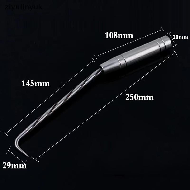Ziyulinyuk Móc Xây Dựng Chủ Đề Rebar Dây Buộc Twister Có Móc Thép Không Gỉ Xoay Linh Hoạt Tay Ràng Buộc Thanh Thép Dụng Cụ Cầm Tay EN