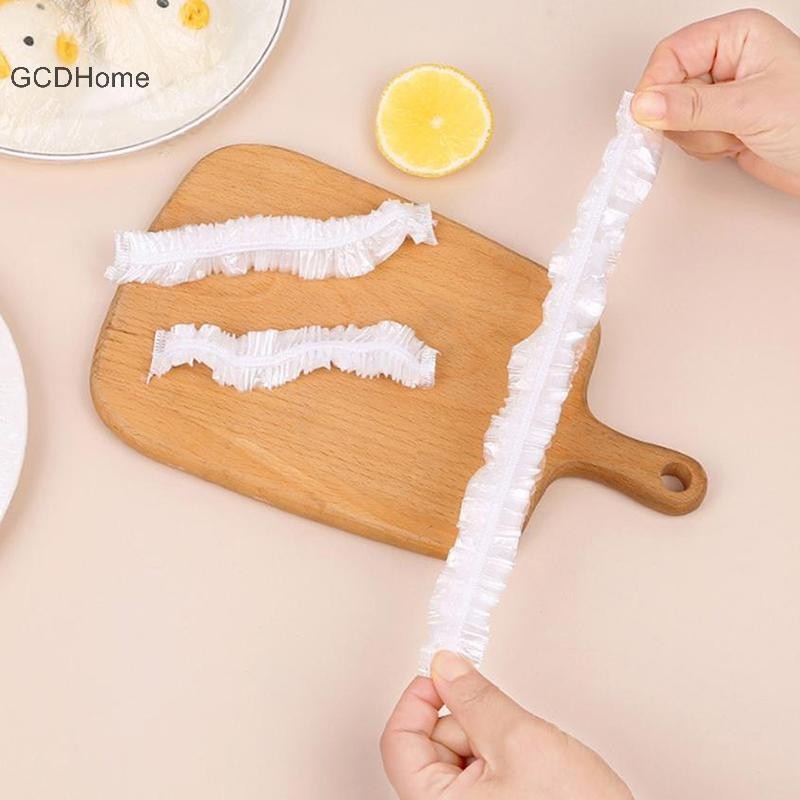 GCDHome 350 / 500 Chiếc Túi Đựng Thực Phẩm Dùng Một Lần Trái Cây Thực Phẩm Bao Da Nhựa Co Giãn Tắm Bảo Quản Nhà Bếp Tổ Chức Phim HOT