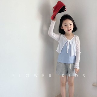 Áo khoác mỏng bé gái dáng ngắn - chống nắng nhẹ mùa hè dễ phối đồ