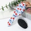 Bàn chải gỡ rối FAVORITEGOODS, Bàn chải tóc đệm không khí dễ thương hình bầu dục, Lược Massage da đầu bằng nhựa chống tĩnh điện nhẹ dành cho nữ và bé gái