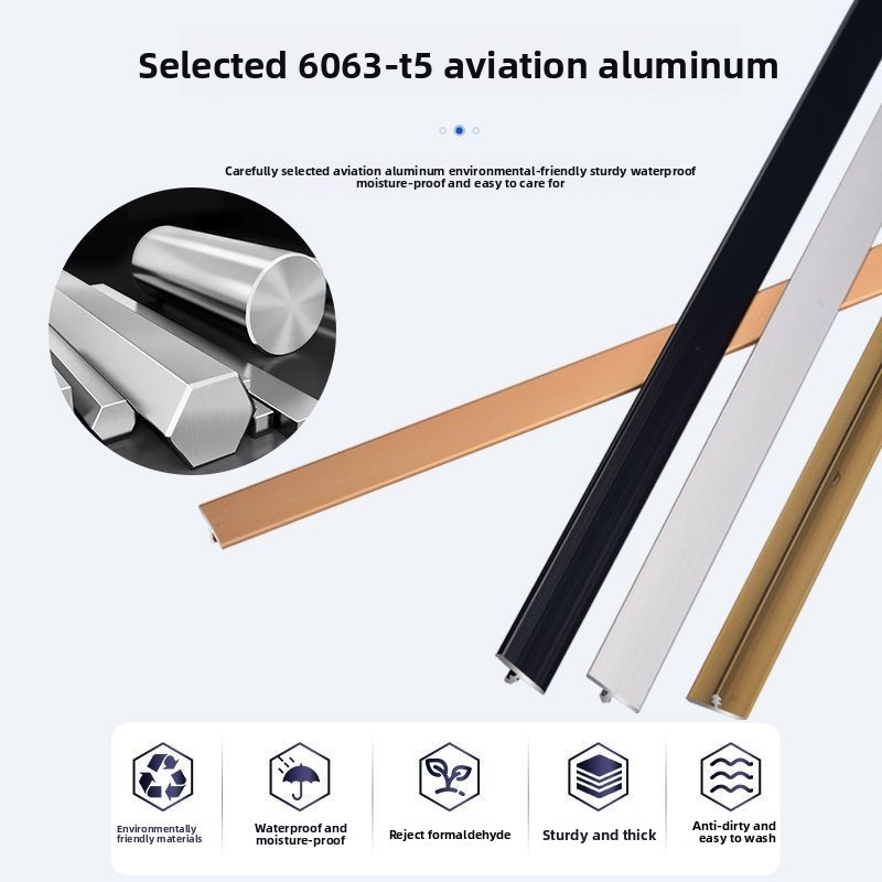 Hợp Kim Nhôm Hình Chữ T Đóng Dải Hợp Kim Titan Dây Trang Trí Trần Bảng Tường Nền Tường Dải Trang Trí Siêu-Na