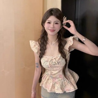 MUJIELLA Áo Baby Tee Cổ Trễ Ôm Body【Tôn Dáng】✓Vải Mềm Không Xù✓Đi Chơi/Party - Chất Hàn MUJI2025072303