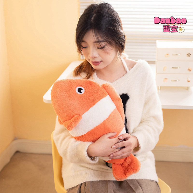 Daze Biển Động Vật Sang Trọng Đồ Chơi Bạch Tuộc Dễ Thương Búp Bê Cá Chú Hề Cói Quà Tặng Cho Trẻ Em Quà Tặng Sinh Nhật Danbao Đồ Chơi
