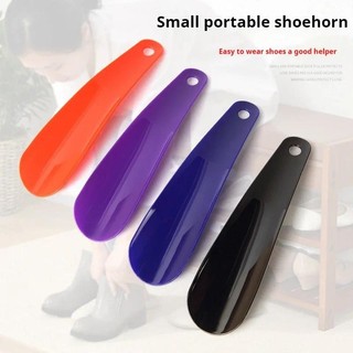 Mới Tay Cầm Ngắn Sừng Giày 16cm Nhựa Shoehorn Sử Dụng Nhà Thìa Giày Du Lịch Di Động Giày Nâng 1 Chiếc
