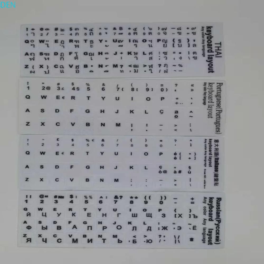 DEN Letter Bảo Vệ Phim Không Degumming Bảng Chữ Cái Bố Trí Tiếng Anh ...