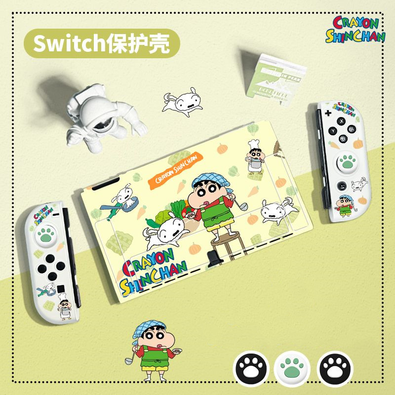 Dễ Thương Crayon Shin-Chan Nintendo Switch Vỏ Bảo Vệ Có Thể Gắn Được Vỏ Cho Nintendo Switch / Switch 2 Vỏ Chủ Đề Hoạt Hình