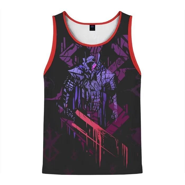 Áo Vest Không Tay Retro 3D In Hình Anime, Phù Hợp Thời Trang