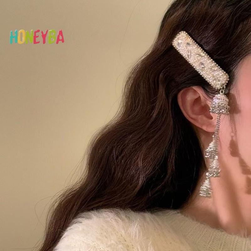 < Honeyba > Dép Thanh Lịch Cho Nữ Bé Gái Hợp Kim Đa Năng Dài Dép Phụ Kiện Tóc Thời Trang Đơn Giản Vỡ Quà Tặng
