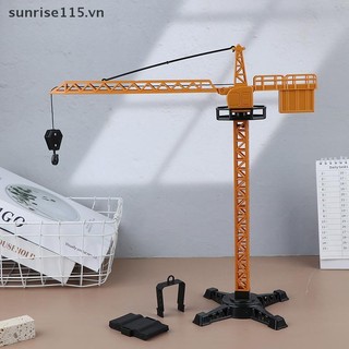 SRVN Dành Cho Bé Trai Quà Tặng Kỹ Thuật Nhựa Diecast Tháp Cần Cẩu Mô Hình Xây Dựng Cổ Điển Máy Xúc.