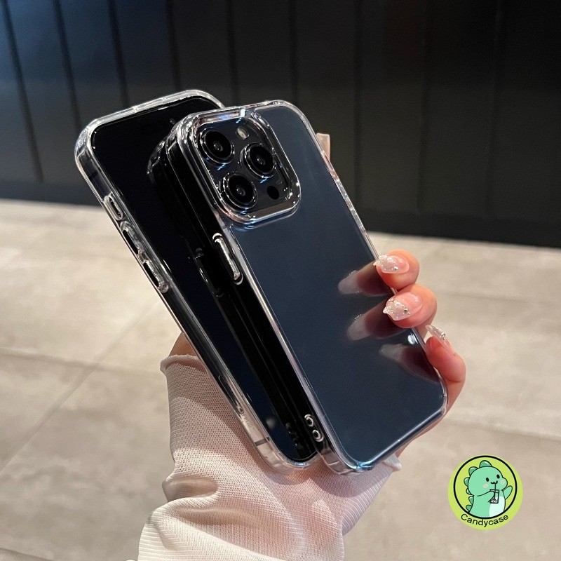 Vỏ Bảo Vệ Camera Cho Vivo iQOO 13 12 11 11S Z10 Z10X Z9 Lite Turbo Z9X Z9S Z7 Z6 Z3 Neo 10 9 7 5 3 SE Pro Plus 5G 4G Vỏ Sang Trọng Dễ Thương Khung Mạ Đơn Giản Vỏ Điện Thoại Mềm