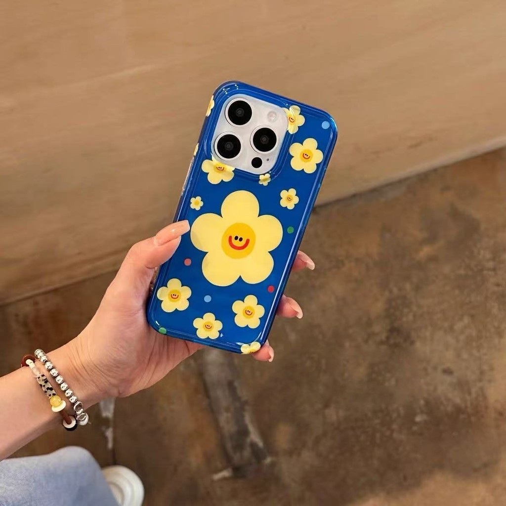 【✨Spot】[Vỏ điện thoại hoa + Giá đỡ] ốp lưng iphone 16pro / 15promax /Apple 14plus, chống sốc