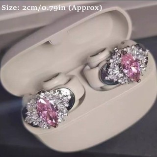 Khóa đường kính tai nghe NECKLACEMASK, Kẹp trang trí tai nghe DIY trang trí, Dễ dàng cài đặt Phụ kiện tai nghe Zircon có thể tháo rời