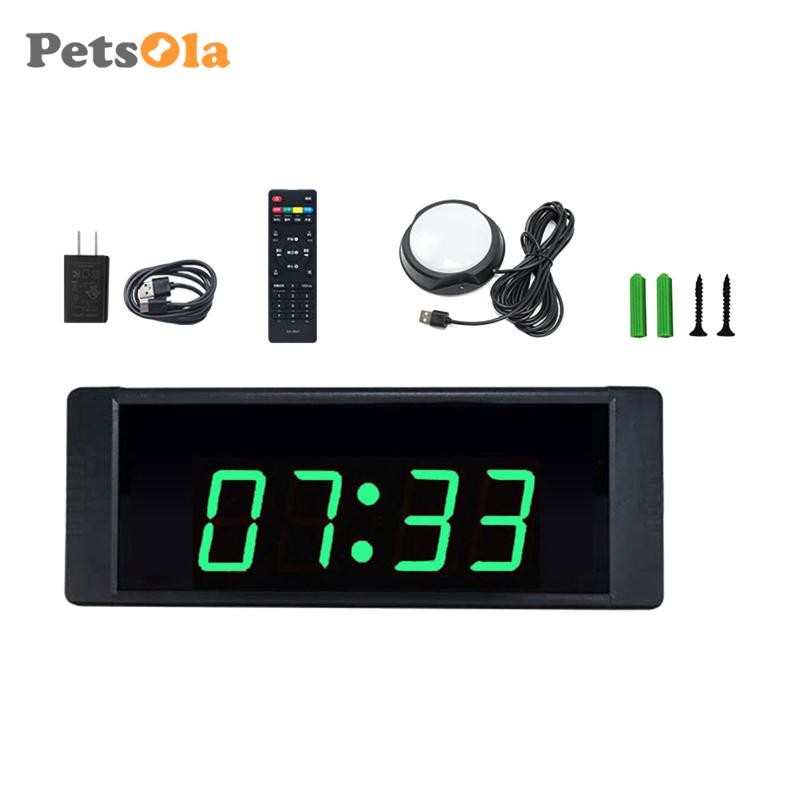 Đồng hồ kỹ thuật số đếm ngược và hẹn giờ dành cho tập đấm bốc tại nhà