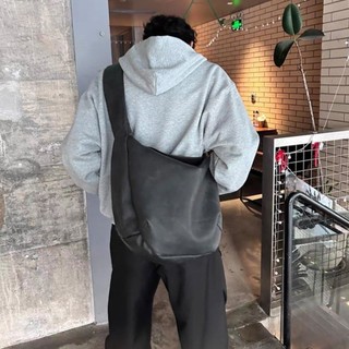 Túi đeo chéo nam RATTANCO​​, Túi đeo vai dung tích lớn phong cách cổ điển, Chất lượng cao​​ Túi Messenger xếp ly bằng da PU thông thường dành cho nam và nữ