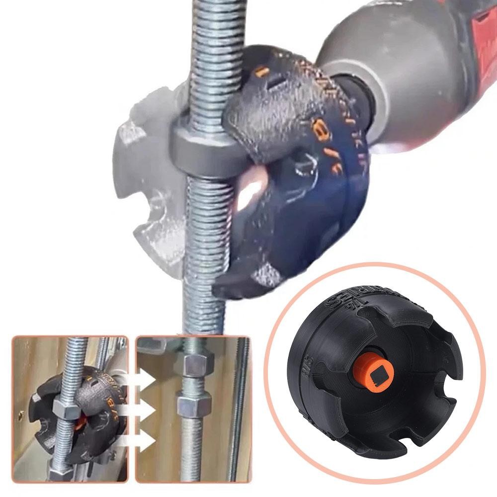 YOFFOR Nut Extractor Tool Không bao gồm tuốc nơ vít Hạt nhựa Dây kéo Phụ kiện máy khoan, Loại bỏ nhanh chóng Dụng cụ nhổ bu lông di động Sửa chữa máy móc