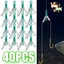 Bộ chia móc cá 40 / 20 / 10 - Phụ kiện dụng cụ câu cá - Dành cho những người đam mê câu cá - Bộ sắp xếp dây câu chống rối - Bộ chia đàn hồi silicon hình 8