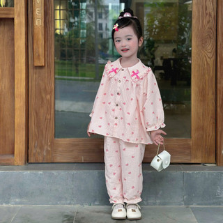[8-26kg] Set Đồ Bộ Dài Đũi Hàn Xinh Cho Bé Gái Ở Nhà, Đi Học, Đi Chơi,....