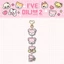 SQ11 IVE Acrylic Dây Xích Móc Khóa Wonyoung Mặt Dây Chuyền Hoạt Hình Túi Phụ Kiện KPOP Stars Ngoại Vi