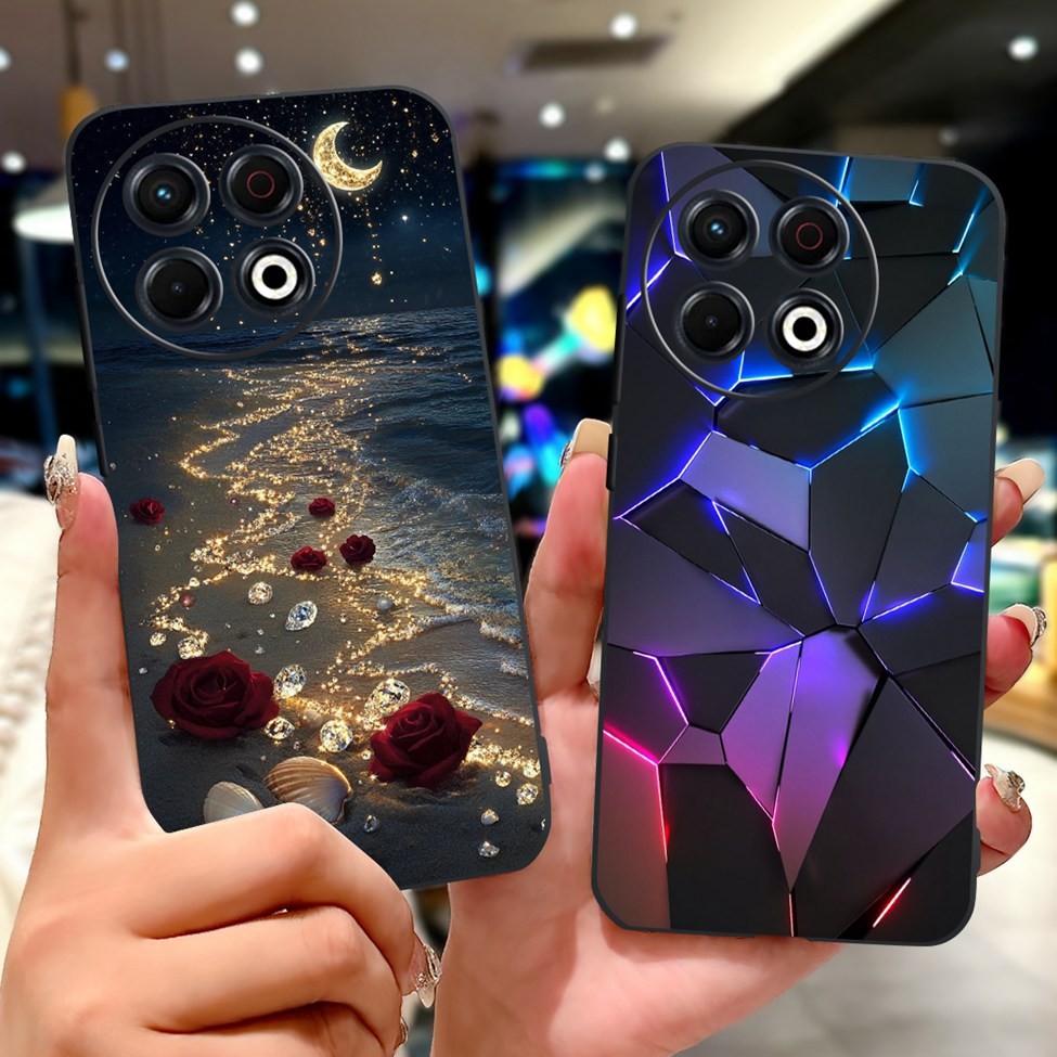 Tecno Spark 30 Pro 4G KL7 Cover Techno Spark 30 Pro 4G Ốp Lưng Bướm Sang Trọng Tình Yêu Thời Trang Hoa Thoáng Mát Đẹp Trai Sư Tử Sơn